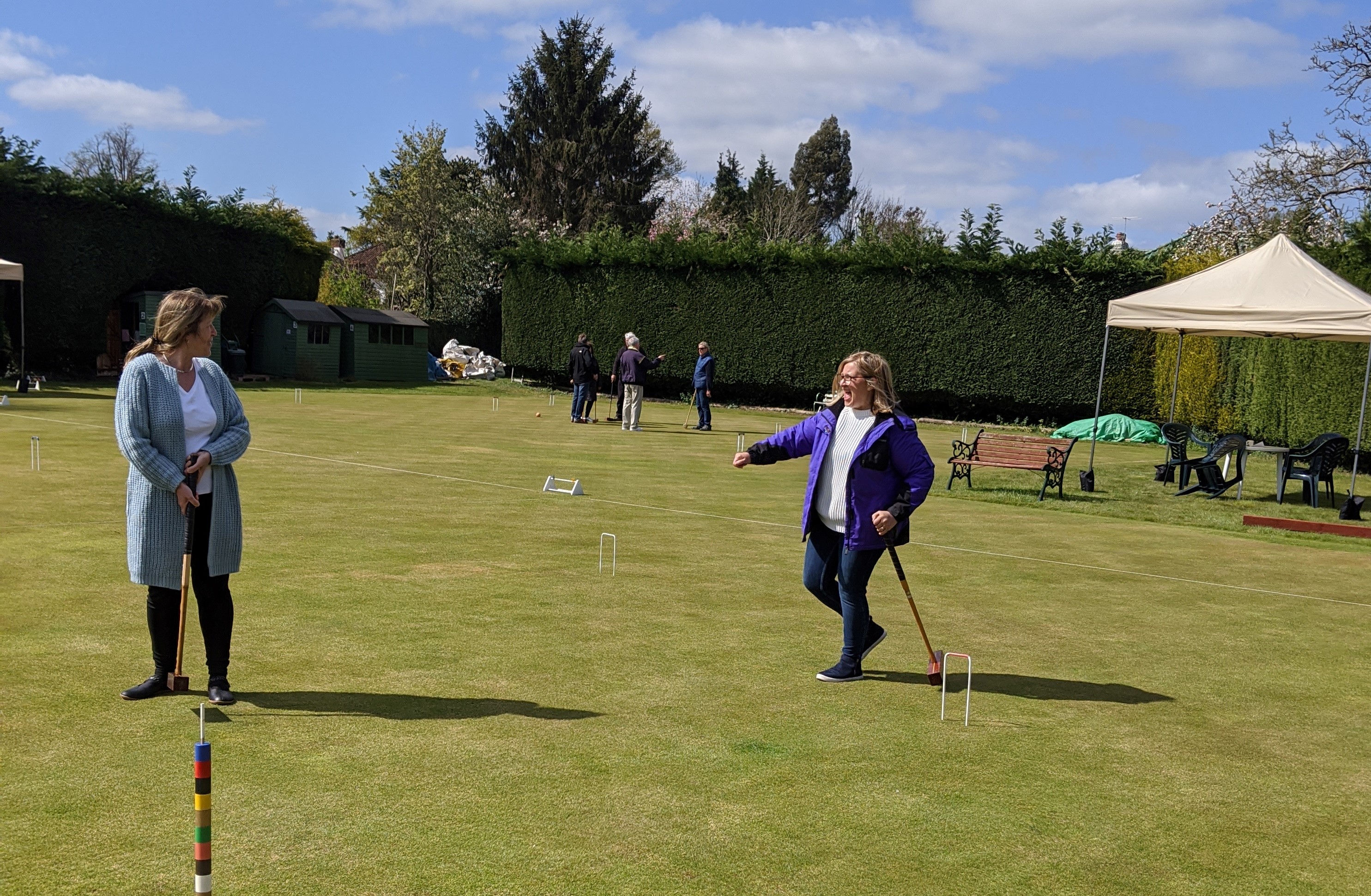 PERFECT REUNION FOR LOCAL GROUP AT EMBER CROQUET – Ember Sports Club